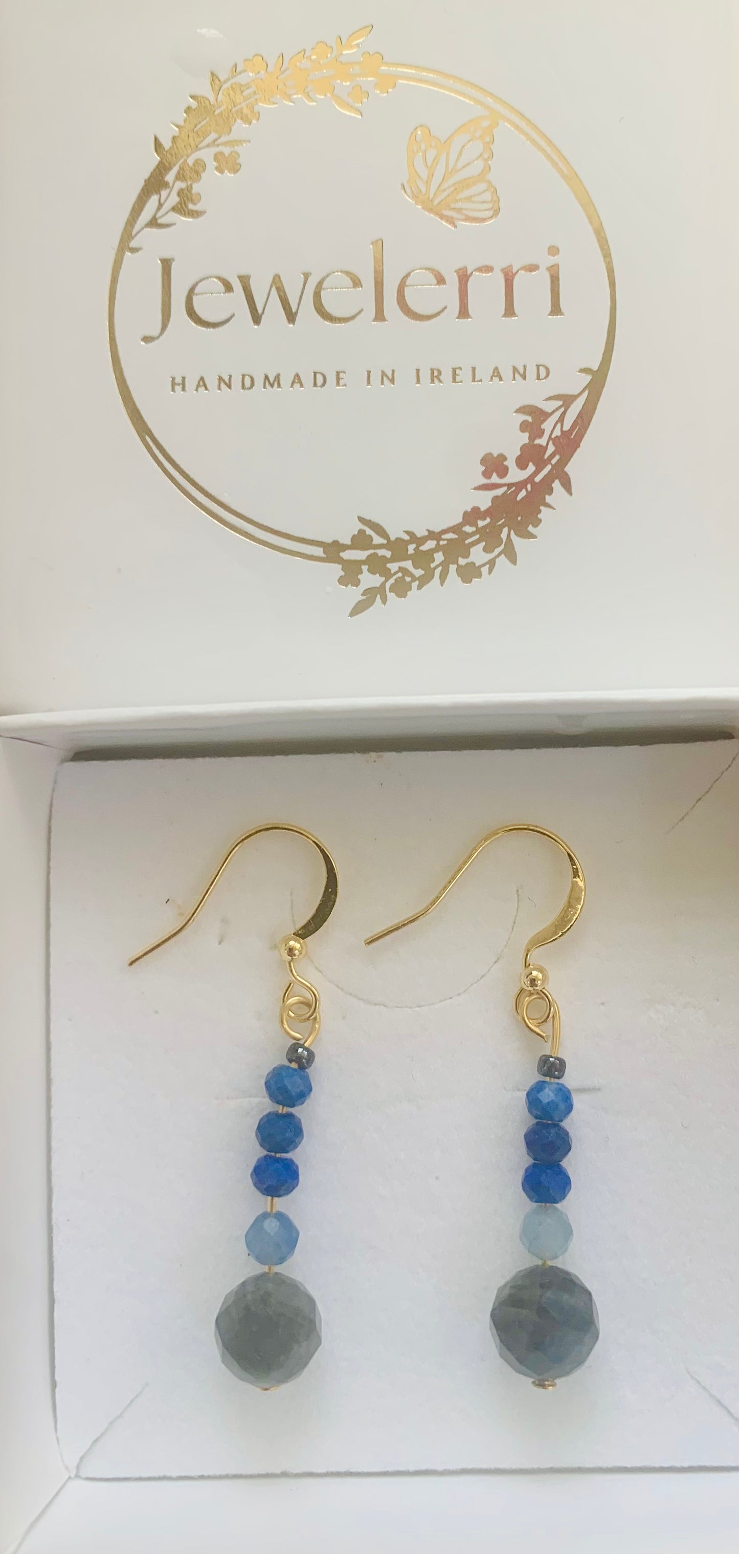 Stunning Natural Labradorite & Blue Lapis