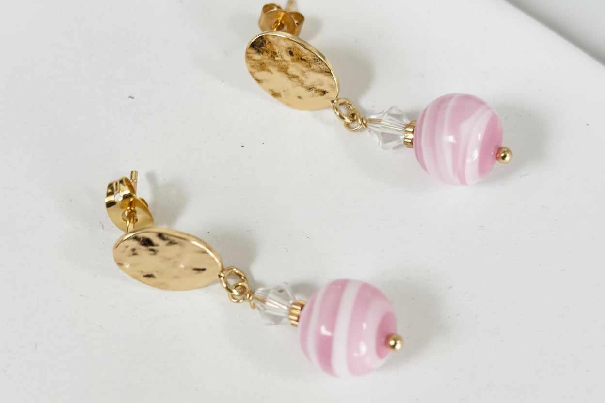 Pink Murano Single Necklace