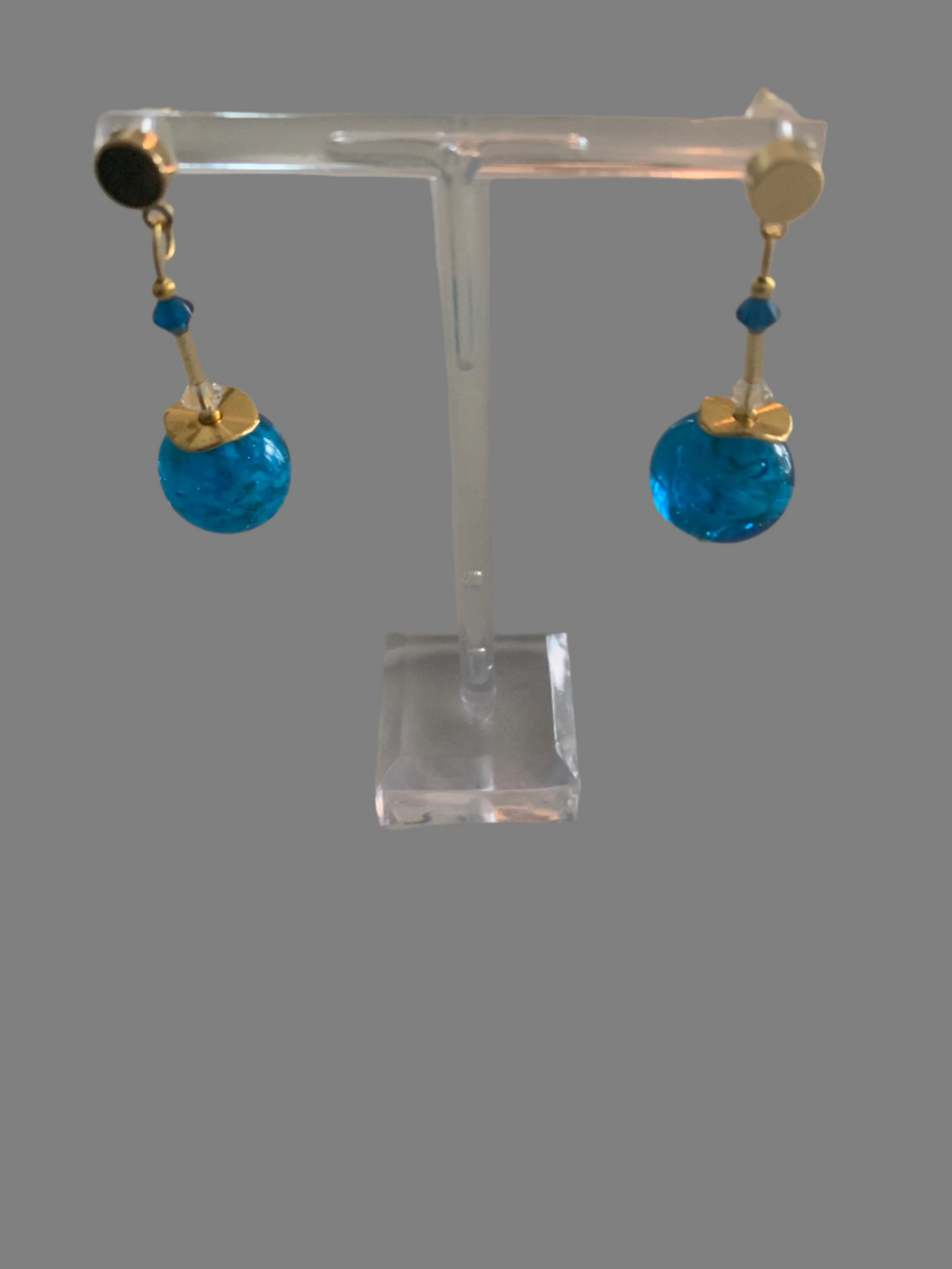 Stunning Blue Murano drops