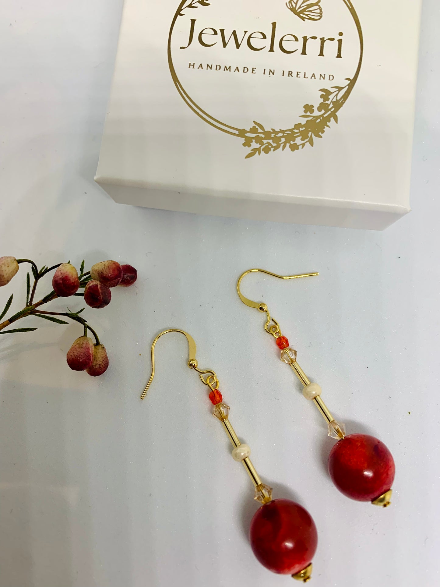 Coral crystal Bar drops