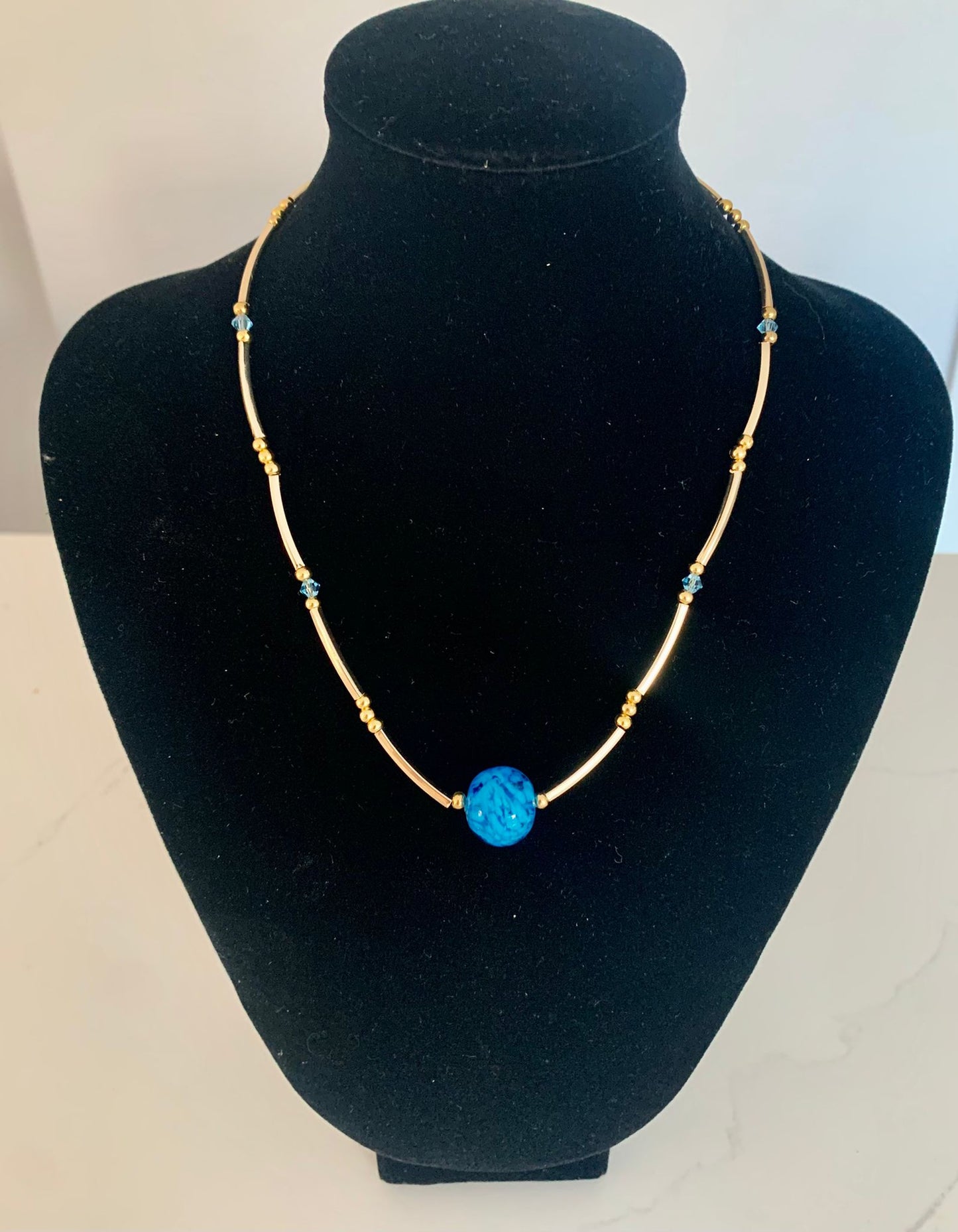 Blue Murano Necklace