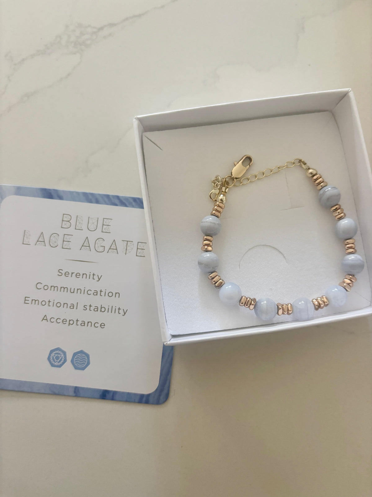 Blue lace agate Bracelet