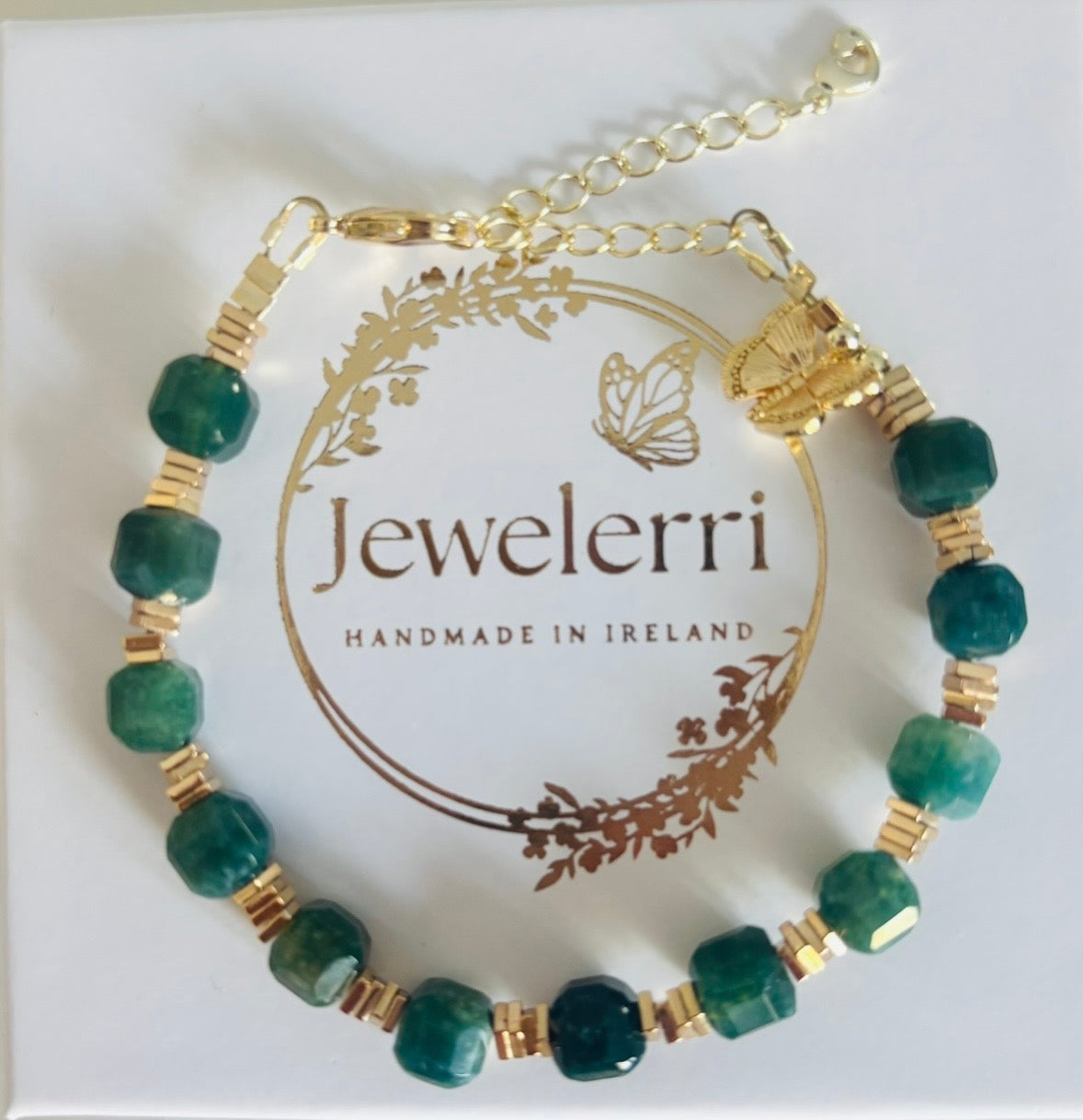Green agate Bracelet