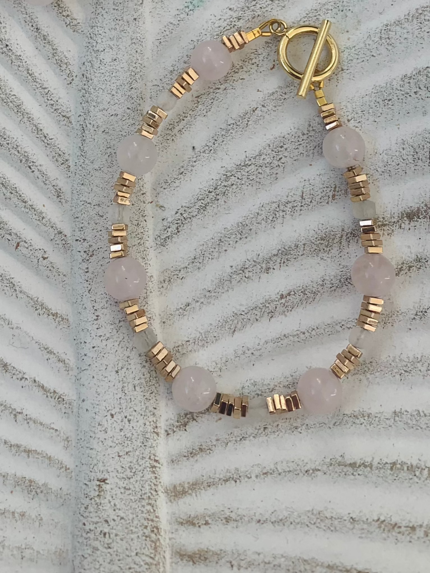Pink Quartz Bracelet Rose
