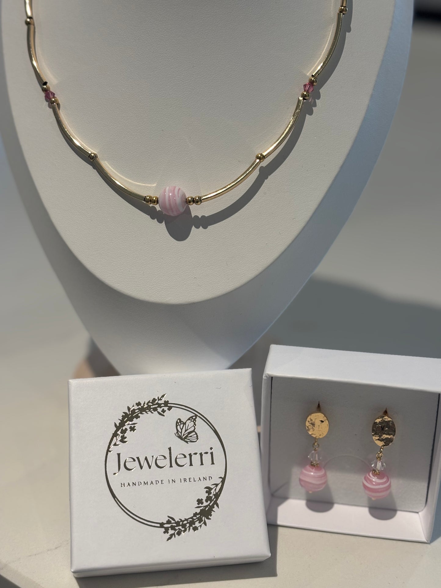 Pink Murano Single Necklace