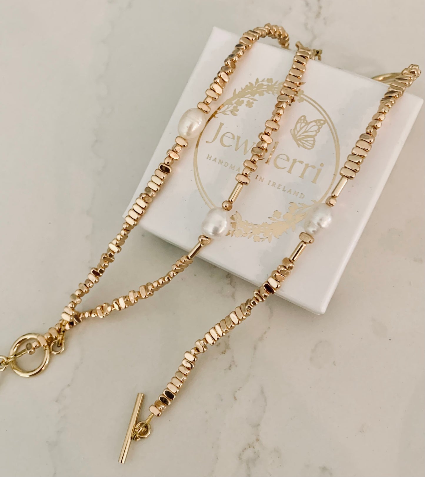 fresh water pearl Gold Bracelet