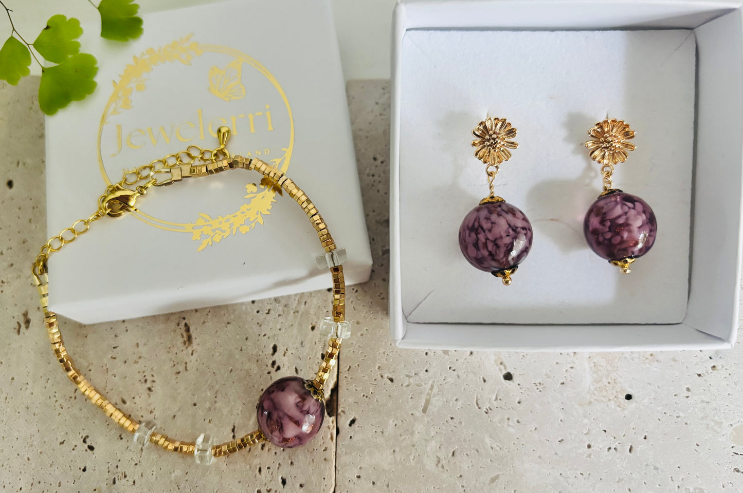 Purple Murano Bracelet