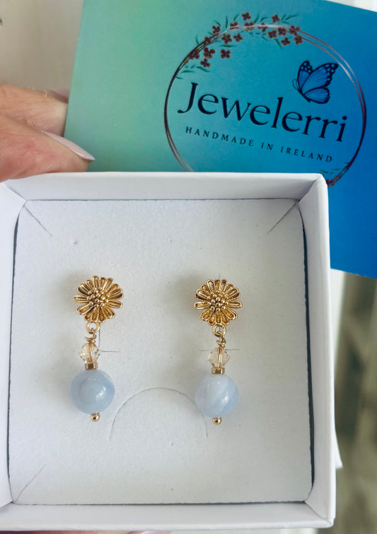 Daisy Blue lace drops