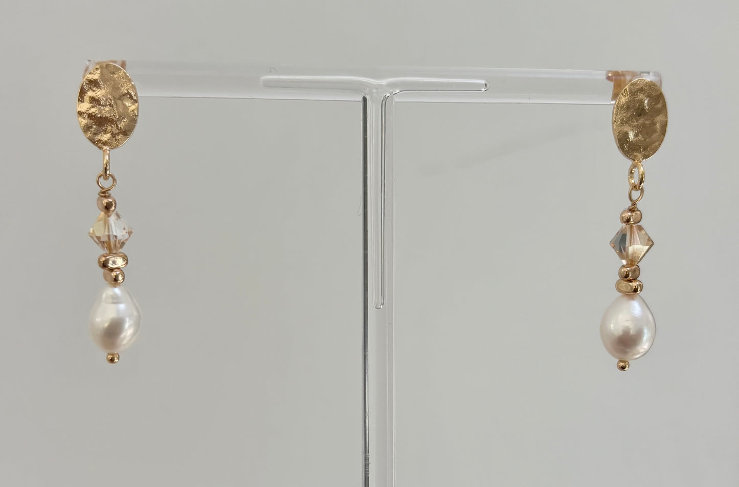 Pearl Swarovski drop