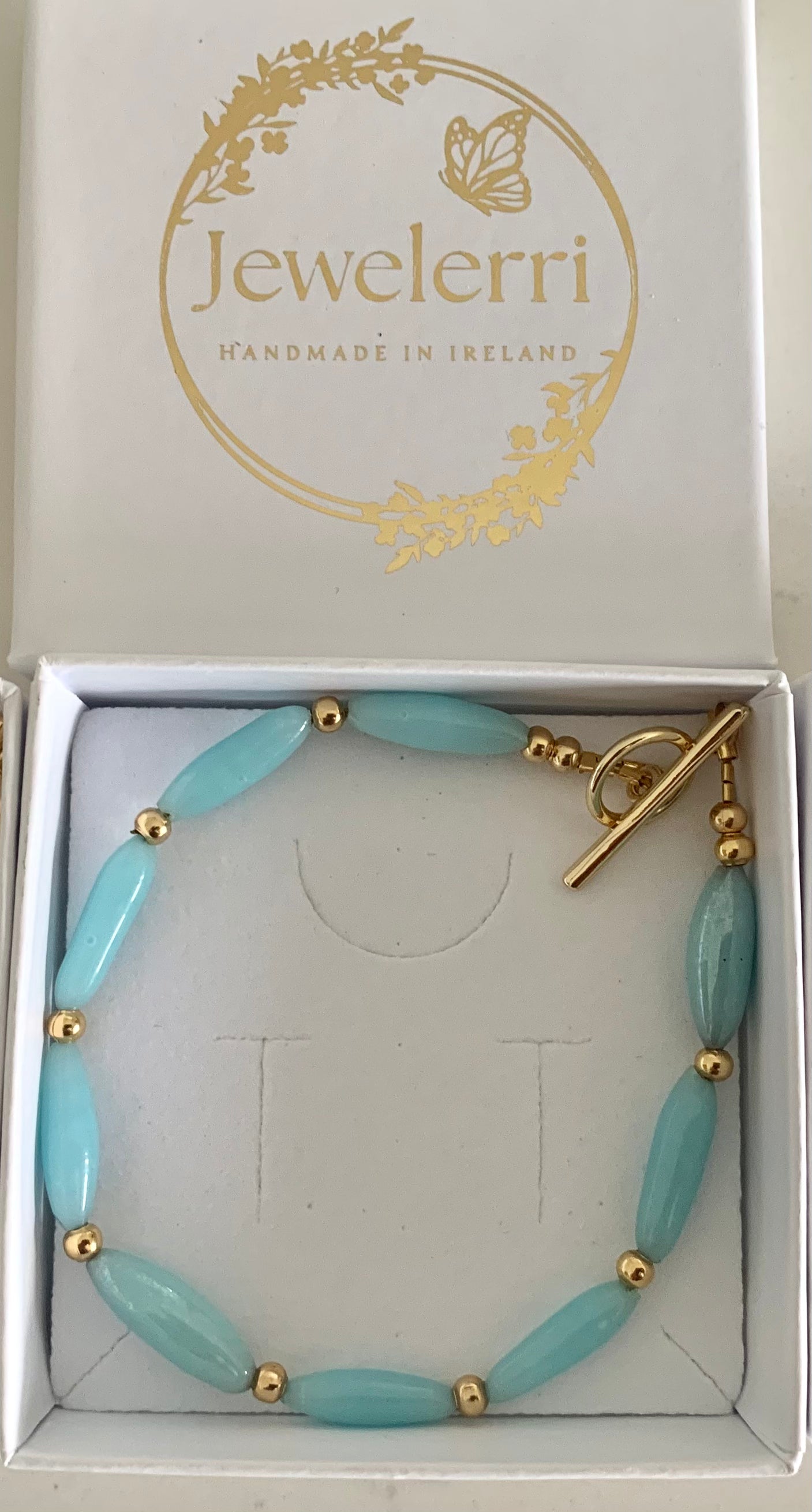 Turquoise Murano glass Bracelet.