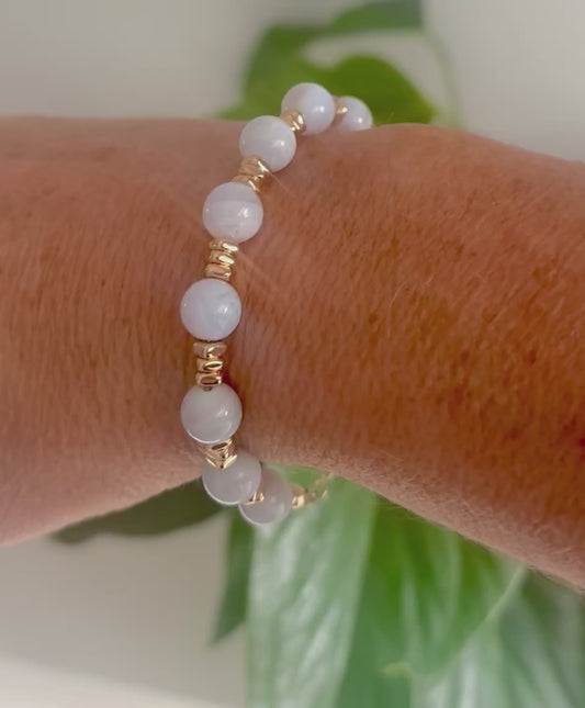 Blue lace agate Bracelet
